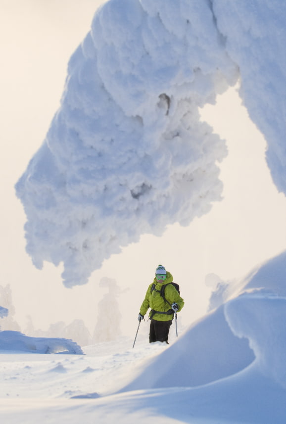 Schnee Schneeschuhwanderung