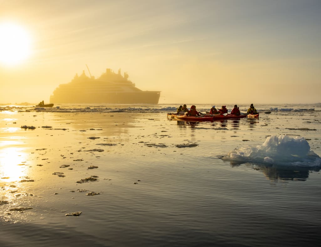 Zodiacs Nordpol Gegenlicht