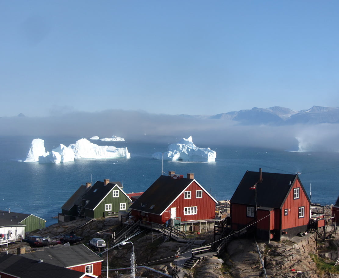 Häuser Grönland Uummannaq