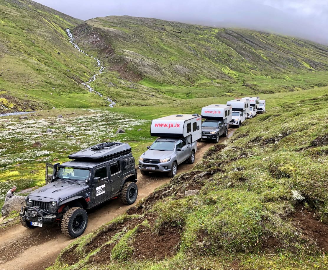 Geländewagen Landschaft