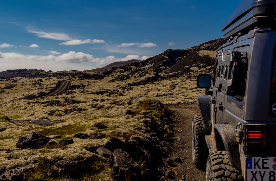 Jeep Weite Landschaft