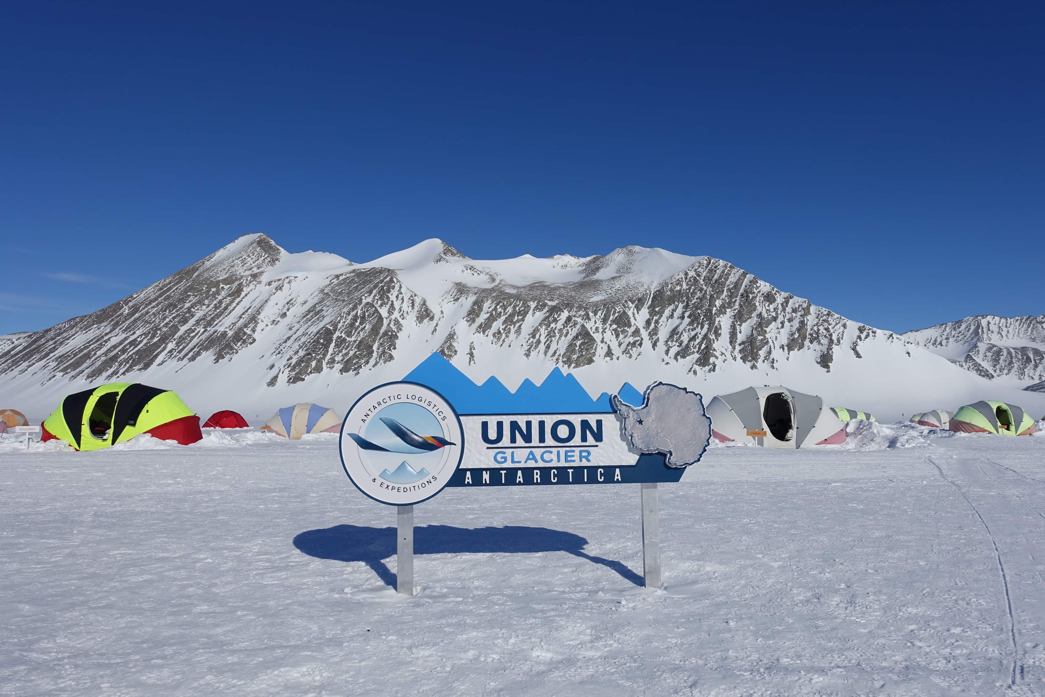 Arktis Tours Reise zum Südpol Union Glacier Camp