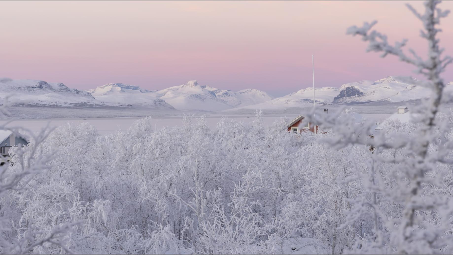 Schneelandschaft Lappland