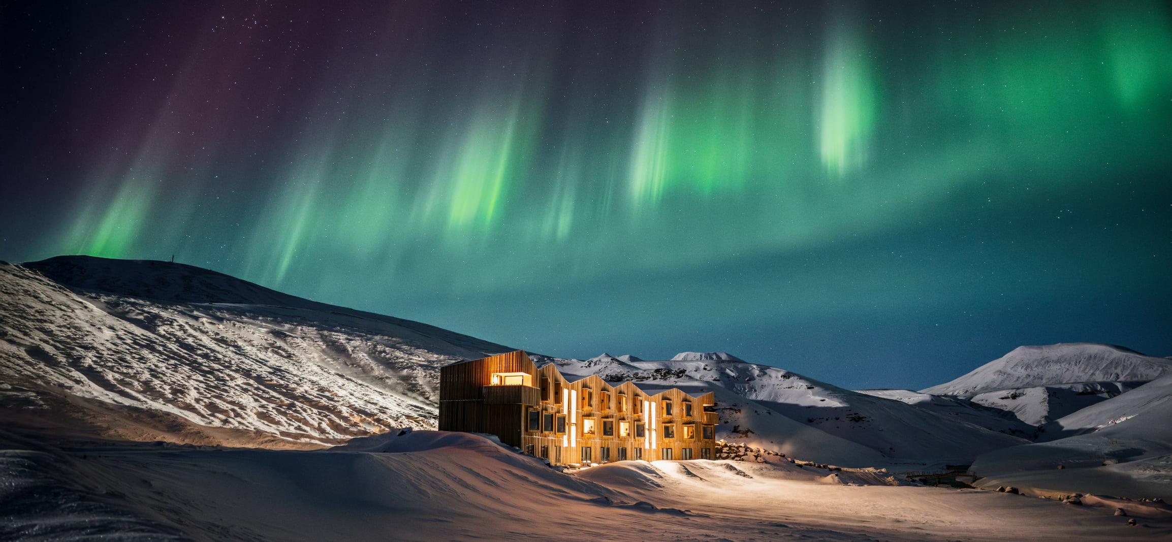 Unterkunft Polarlichter