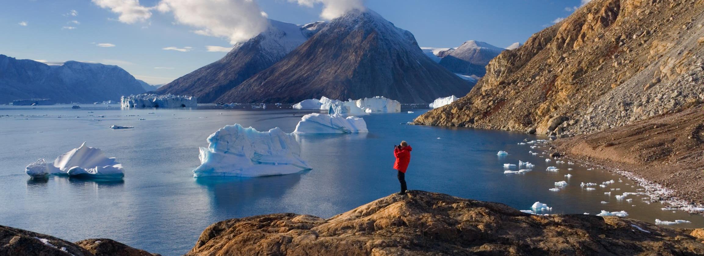 Bucht Reisender fotografiert
