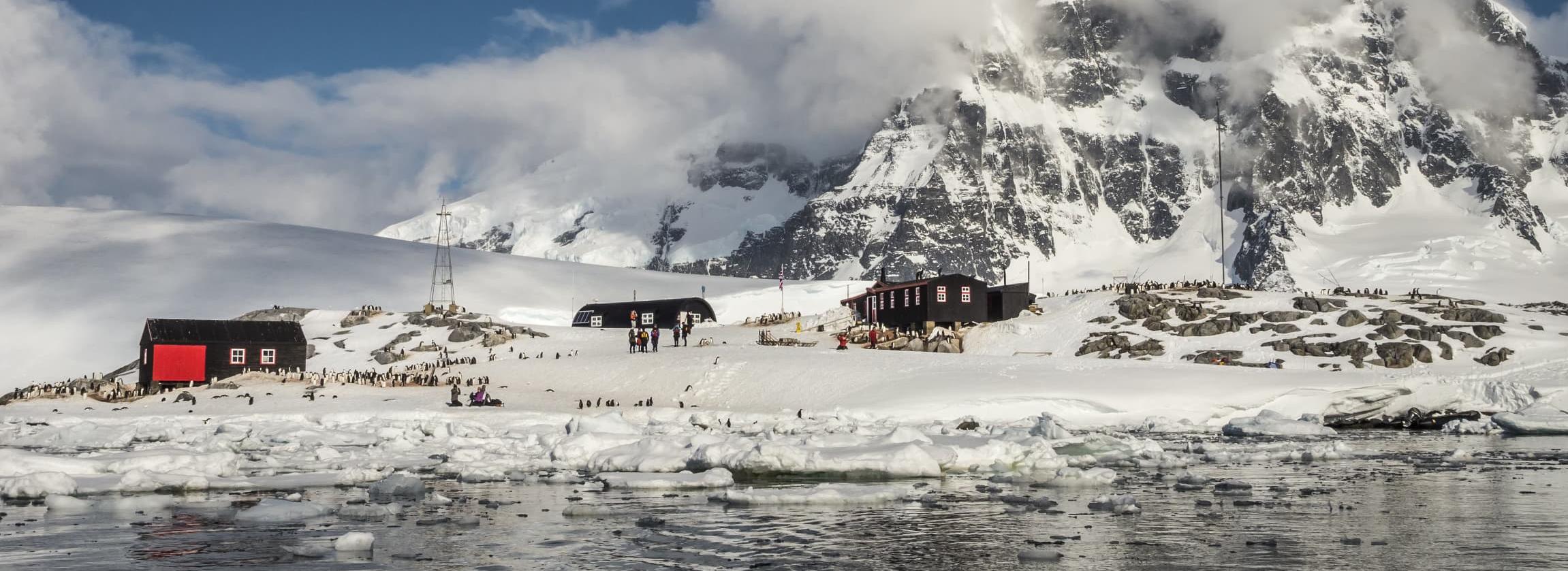 Häuser Forschung Antarktis