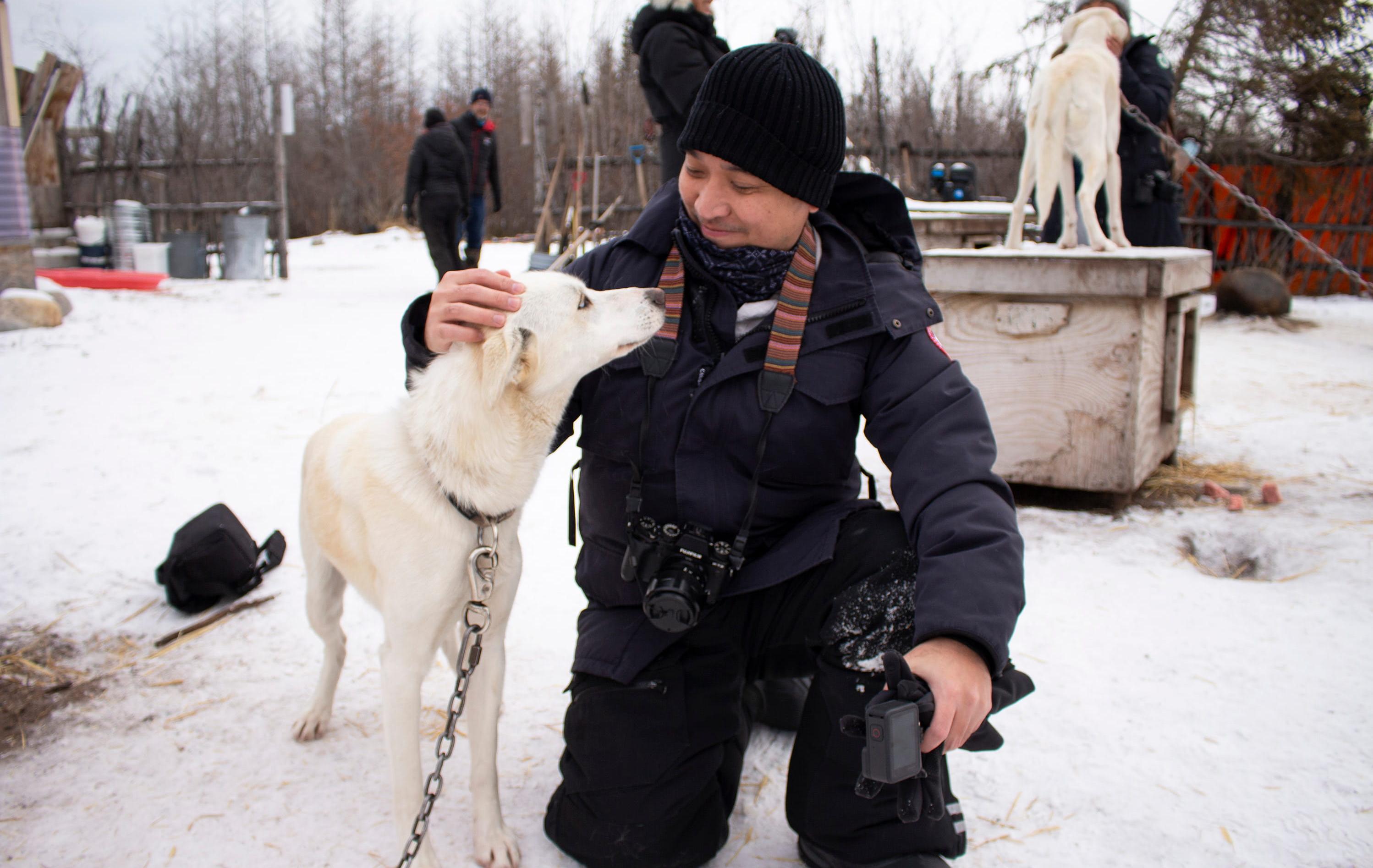 Arktis Tours Im Reich der Eisbären – Expedition an der Hudson Bay - Huskies in Churchill