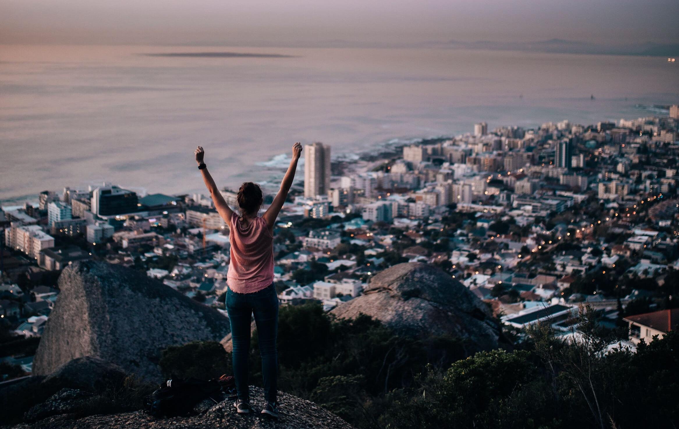 Arktis Tours - Südpol in Sicht: Antarktisreise de Luxe - Blick vom Tafelberg auf Kapstadt
