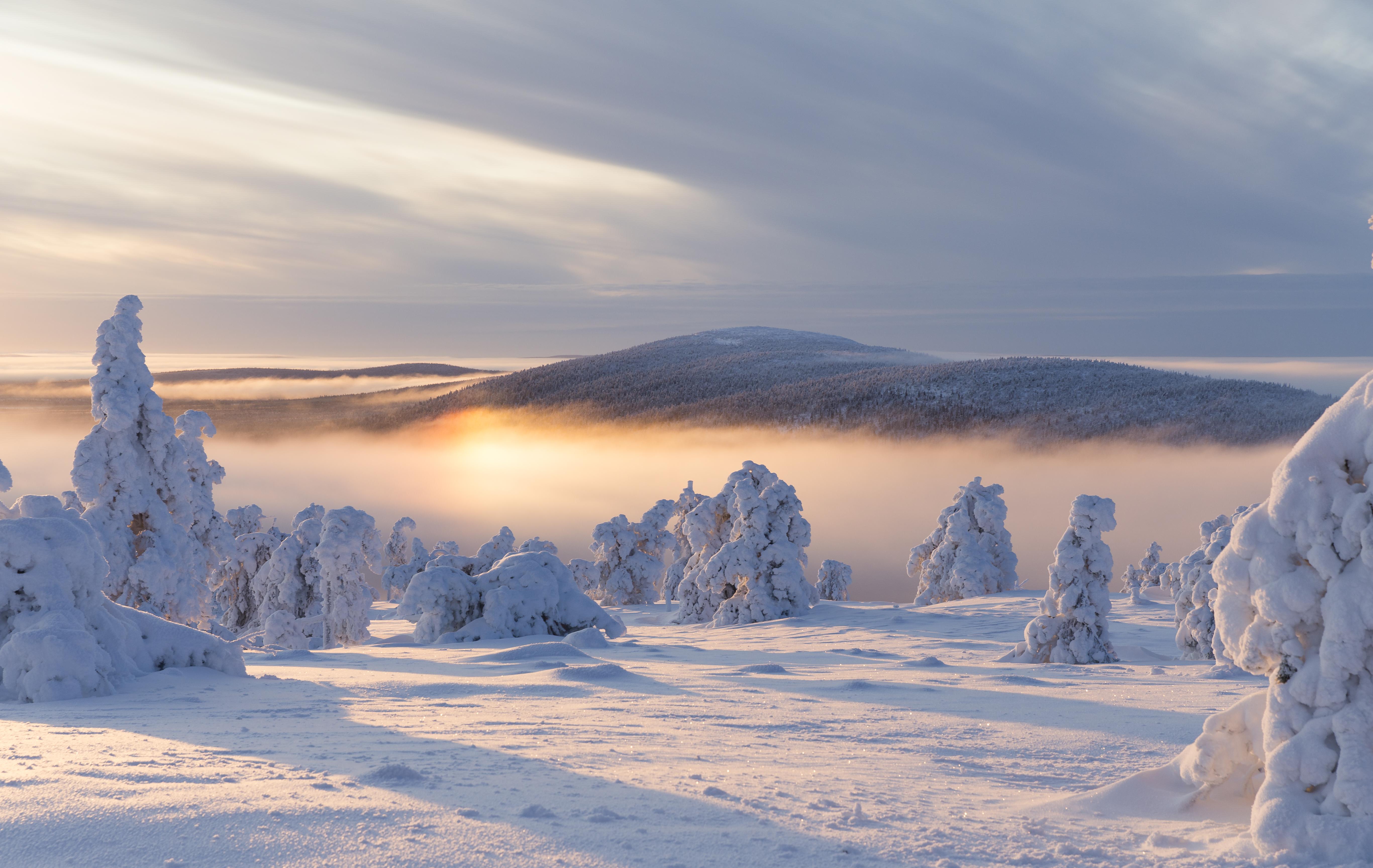 Arktis Tours Winterlandschaft